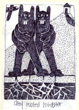 they rooted together