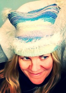 diane in eleni's hat