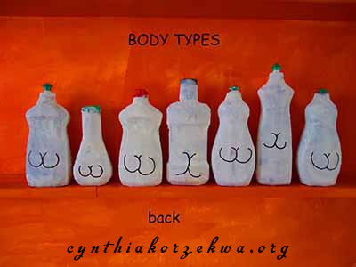Body types figurines back by Cynthia Korzekwa