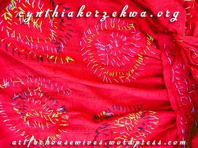 Muy Marcottage Rouge dress by Cynthia Korzekwa