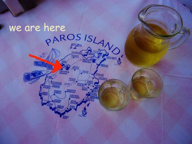 Paros Island Map Paros Island Map