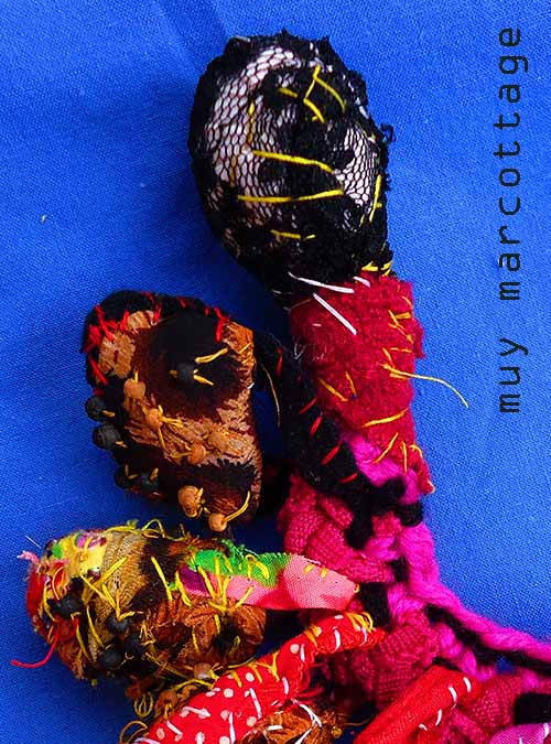 je suis muy wild fabric bracelet