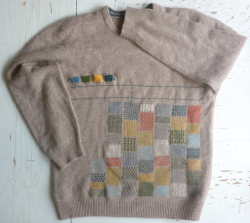mended sweater