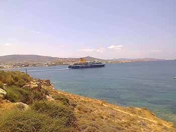 Blue Star from promontory, Paros