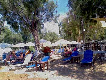 Camping at Krios beach