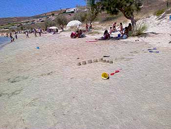 sandcastles on Paros