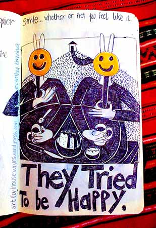 "happy" by cynthia korzekwa