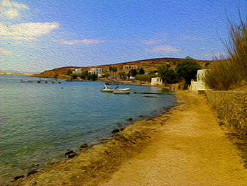 towards Blu Lounge, Paros
