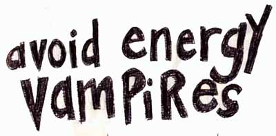 avoid energy vampires