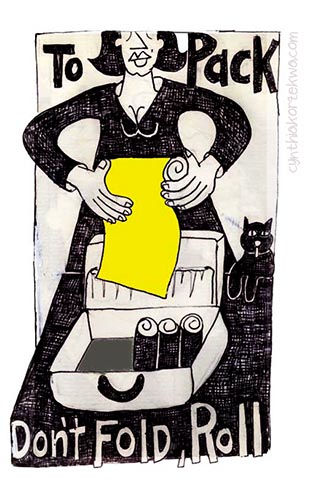 To Pack Don't Fold Roll