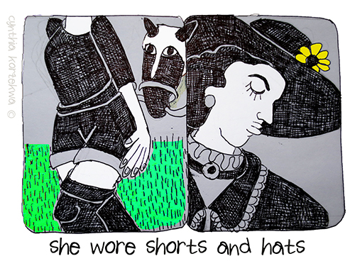 She Wore Shorts &amp; Hats