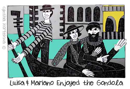 Luisa &amp; Mariano Enjoyed the Gondola