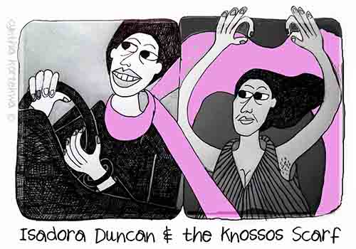 Isadora Duncan &amp; the Knossos Scarf