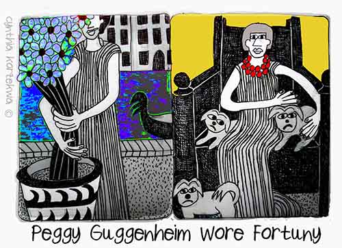 Peggy Guggenheim Wore Fortuny