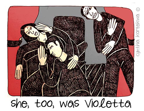 Claudia Muzio as Violetta