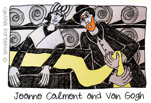 Jeanne Calment & Vincent Van Gogh