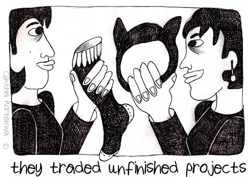 they traded unfinished projects