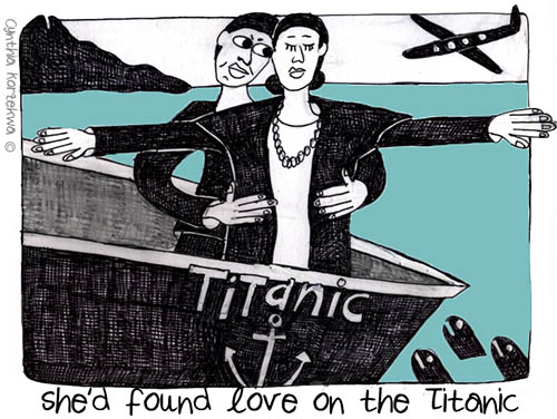 she’d found love on the Titanic