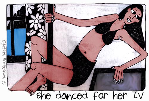 She Danced for her TV