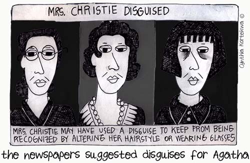 the newspapers suggested disguises for Agatha