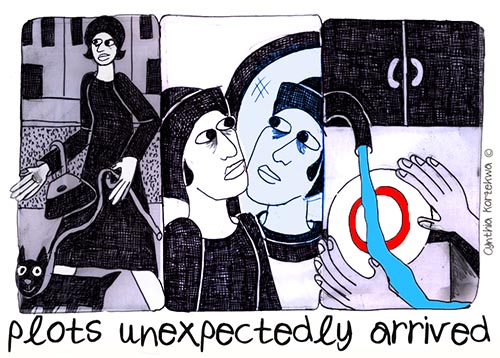 plots unexpectedly arrived