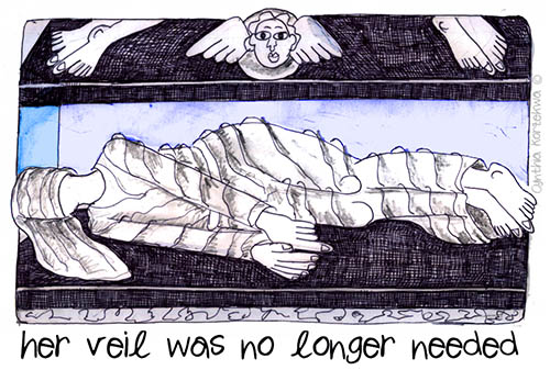 she no longer needed a veil