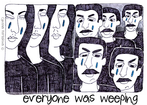 everyone was weeping
