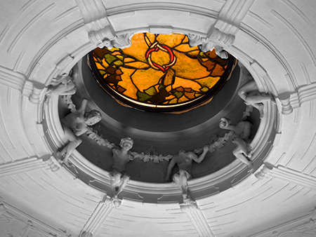 Casina delle Civette ceiling