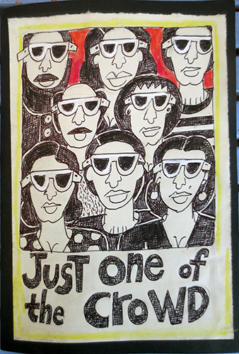 JUST ONE OF THE CROWD