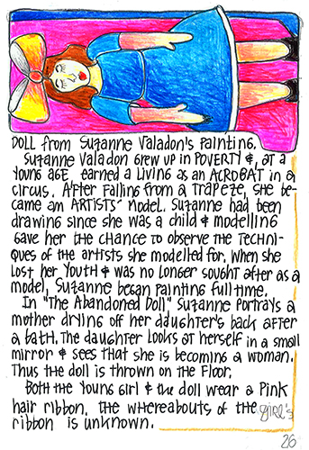 Doll from Suzanne Valadon's Painting