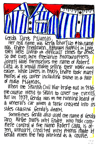 Gerda Taro's Pyjamas
