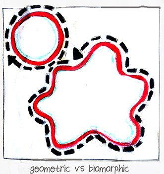 Geometric vs. Biomorphic