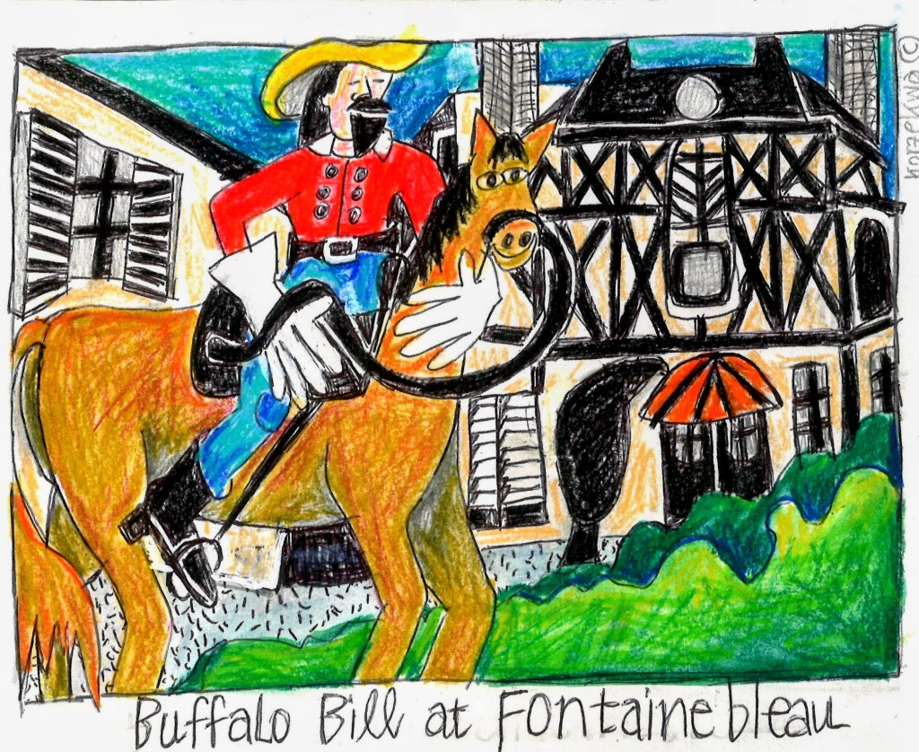 man on a hourse in front of a country home