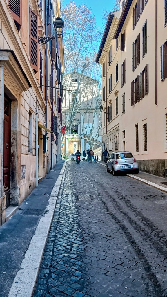 foto of street leading to the Capuchin Crypt