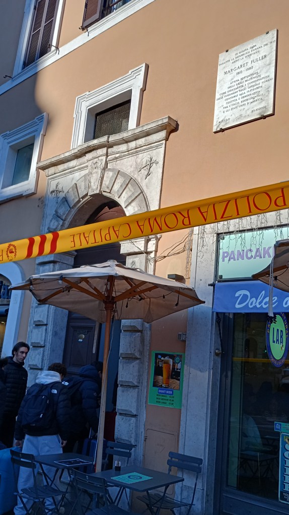 photo with commemorative plaque for Margret Fuller