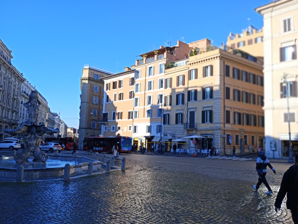 foto of 
Piazza Barberini looking towards via Tritone