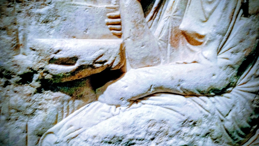 marble funerary stele