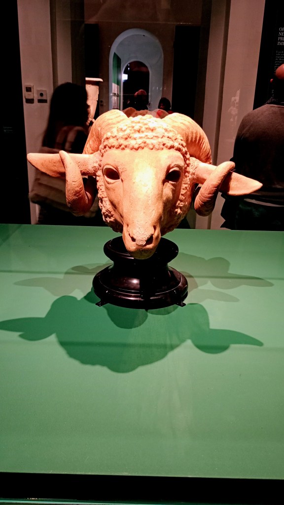 a ram's head