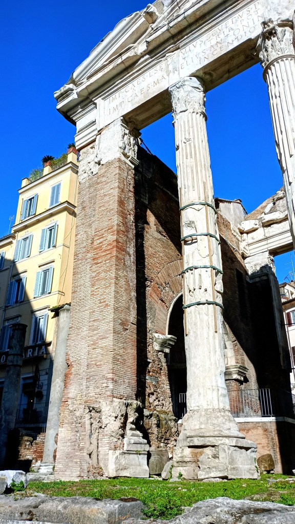 columns of the Portico d'Ottaviano