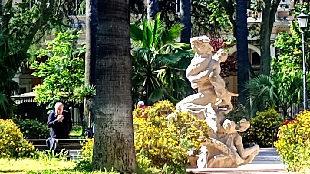 photo of Piazza Vittorio, statues and trees