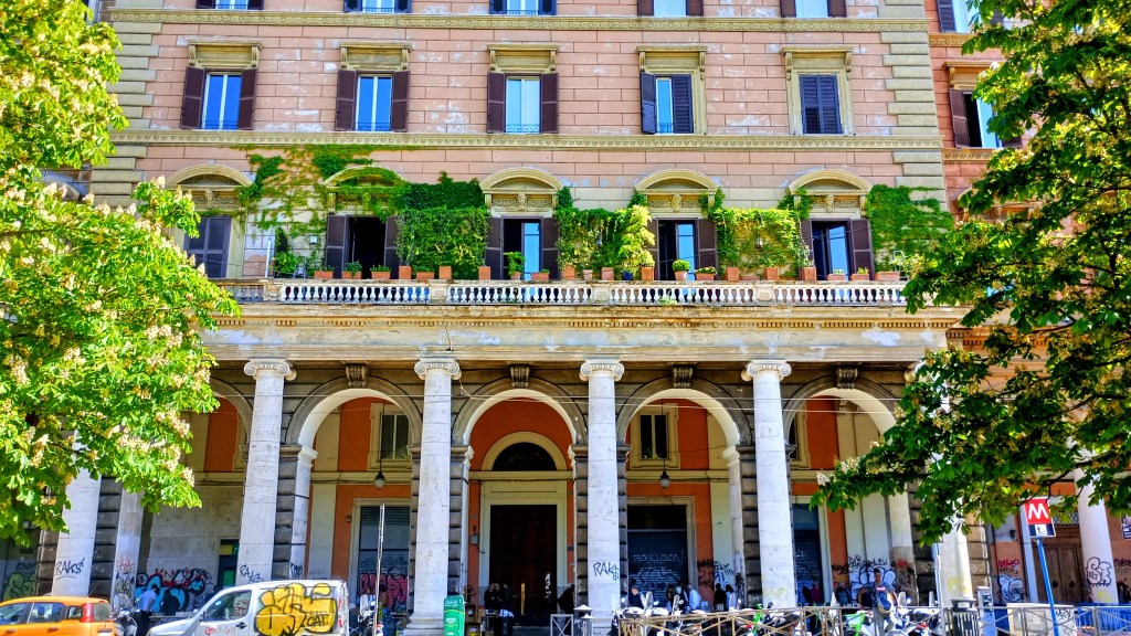 photo of Piazza Vittorio, building facade