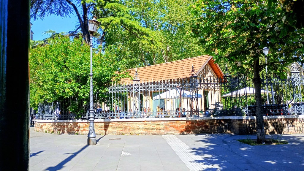 little cottage in the park