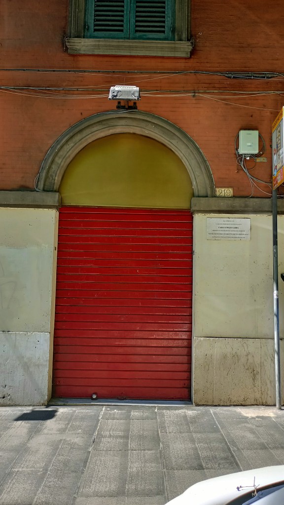 red door on via merulana