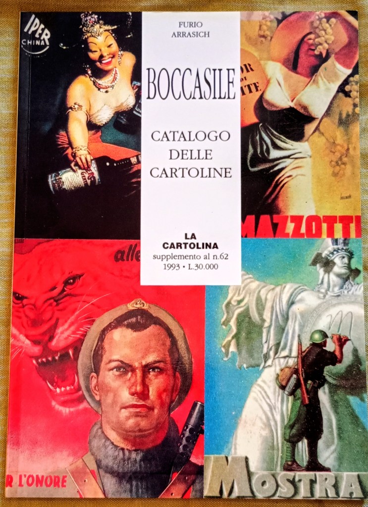 catalogue cover of Boccasile posters
